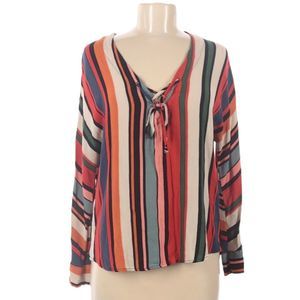 Olivaceous Long Sleeve Blouse Size Medium Boho